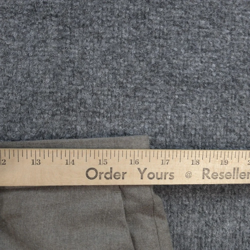 Banana Republic Pants Mens 32x34 Gray Wool Flannel Tapered Dress Vitale Barberis